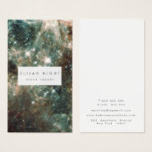 Atemberaubende Weltraumkunstkunst Universum Galaxi (Vorne & Hinten)