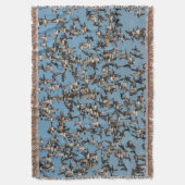 Atemberaubende Winterenten im Flug Decke (Vorderseite Vertikal)