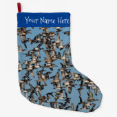 Atemberaubende Winterenten im Flug Großer Weihnachtsstrumpf (Vorderseite)