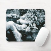 Atemberaubende Winterlandschaft Mousepad (Mit Mouse)