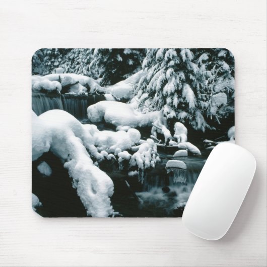 Atemberaubende Winterlandschaft Mousepad (Mit Mouse)