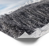 Atemberaubende Winterlandschaft Poster (Ecke)