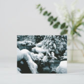 Atemberaubende Winterlandschaft Postkarte (Stehend Vorderseite)