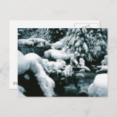 Atemberaubende Winterlandschaft Postkarte (Vorne/Hinten)