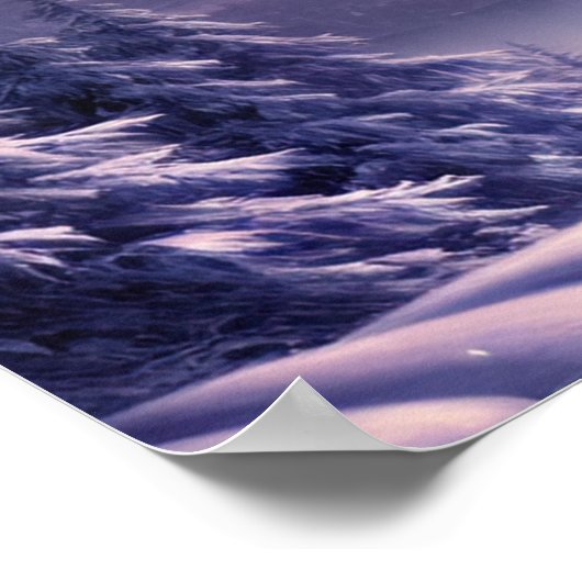 Atemberaubende Wintersonne Poster (Ecke)