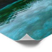 Atemberaubende Zelenzi, Slowenien im Herbst Poster (Ecke)