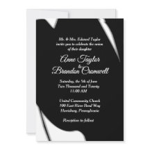 Atemberaubender Abstrakter Abend Einladung zur Hoc