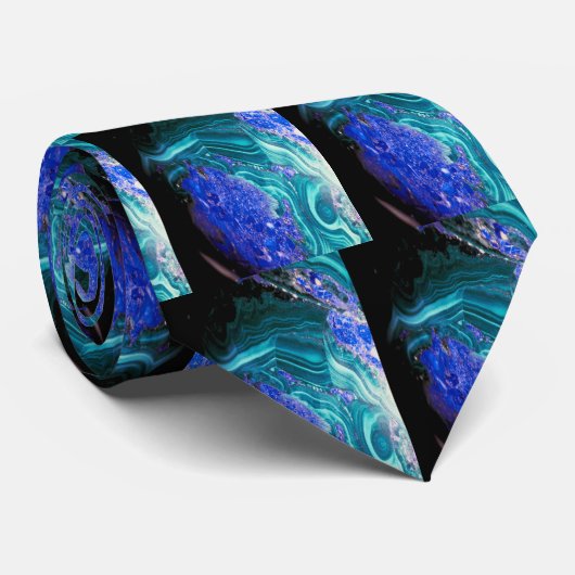 Atemberaubender Achat mit OpalKrawatte Krawatte (Gerollt)