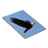 Atemberaubender Adler im Winter Sonnenuntergang Notizblock (Rechte Seite)