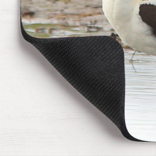 Atemberaubender American Avocet Wading Bird am Str Mousepad (Ecke)