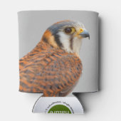 Atemberaubender amerikanischer Kestrel Sparrowhawa Dosenkühler (Rückseite)