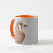 Atemberaubender amerikanischer Kestrel Sparrowhawa Tasse (Vorderseite Links)