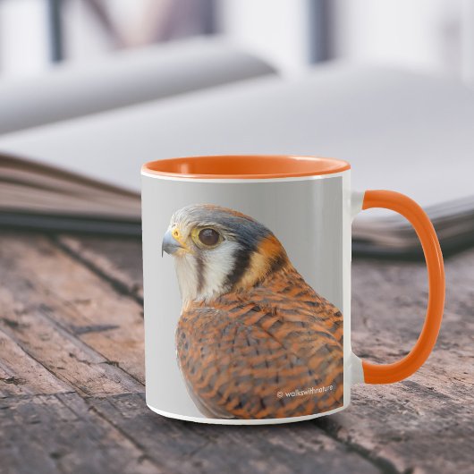 Atemberaubender amerikanischer Kestrel Sparrowhawa Tasse