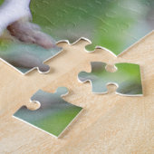 Atemberaubender Anna-Hummingvogel auf dem Pflaumen Puzzle (Seite)