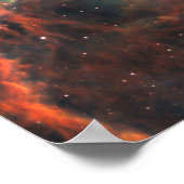 Atemberaubender Aqua-Star-Cluster Poster (Ecke)