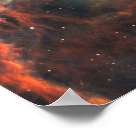 Atemberaubender Aqua-Star-Cluster Poster (Ecke)