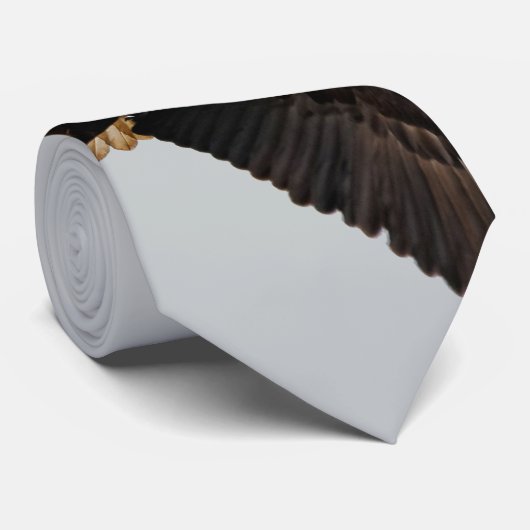 Atemberaubender Bald Adler geht zum Himmel Krawatte (Gerollt)