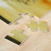 Atemberaubender Baum, Sonnenuntergang Naturlandsch Puzzle (Seite)