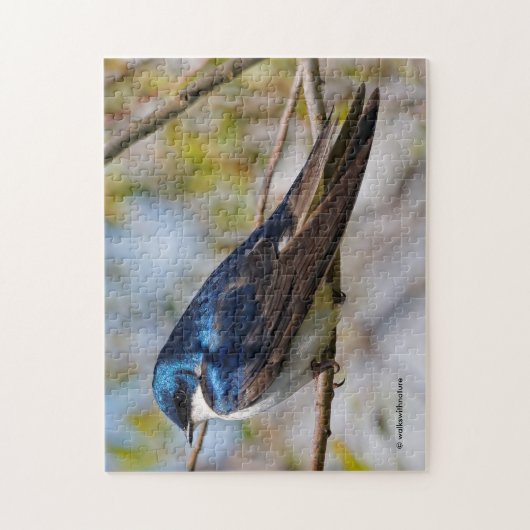 Atemberaubender Baumschlamm Songbird auf einer Abz Puzzle (Vertikal)