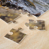 Atemberaubender Black Oystercatcher Shorebird mit  Puzzle (Seite)