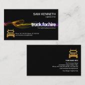 Atemberaubender Black Striking Lightning Truck Fah Visitenkarte (Vorne/Hinten)