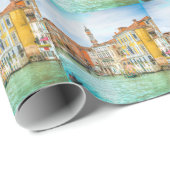 Atemberaubender Canal Grande Venedig Foto Geschenk Geschenkpapier (Rolleneckpunkt)