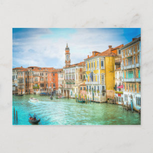 Atemberaubender Canal Grande Venedig Foto Geschenk Postkarte