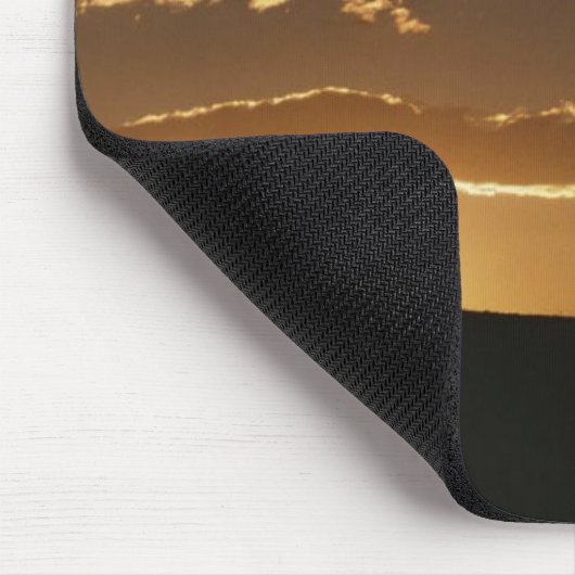 Atemberaubender Cowboy Sunset Mousepad (Ecke)