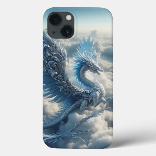 Atemberaubender Drache umgeben von Wolken Case-Mate iPhone Hülle (Rückseite)