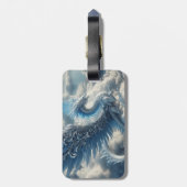 Atemberaubender Drache umgeben von Wolken Gepäckanhänger (Rückseite vertikal)
