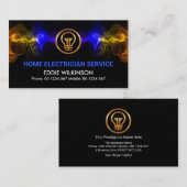 Atemberaubender elektrischer Blitzer Visitenkarte (Vorne/Hinten)