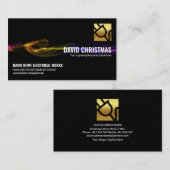 Atemberaubender elektrischer Blitzer Visitenkarte (Vorne/Hinten)