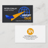 Atemberaubender Flug Flug Flug Globaler Flughafen  Visitenkarte (Vorne/Hinten)