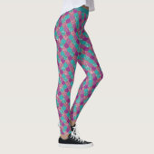 Atemberaubender Glitzer Mermaid Scale Pastel Glam Leggings (Rechts)