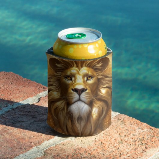 Atemberaubender Gold Lion Head Dosenkühler (In Situ Pool)