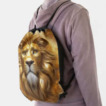 Atemberaubender Gold Lion Head