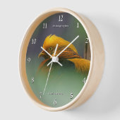Atemberaubender Golden Pheasant Bird zwischen den Uhr (Winkel)