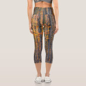 Atemberaubender Goldwald Capri Leggings (Rückseite)