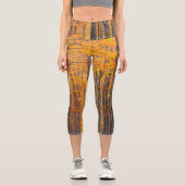 Atemberaubender Goldwald Capri Leggings (Vorderseite)