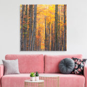 Atemberaubender Goldwald Leinwanddruck (Insitu (Wohnzimmer))