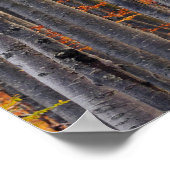 Atemberaubender Goldwald Poster (Ecke)