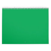 Atemberaubender grüner Hintergrund mit weißem Gren Kalender (Titelbild)