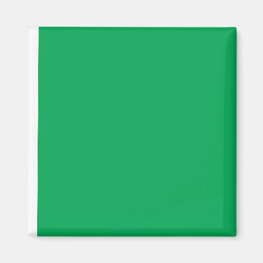 Atemberaubender grüner Hintergrund mit weißem Gren Magnet (Vorne)