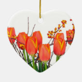 Atemberaubender hellorangeer keramikornament (Hinten)