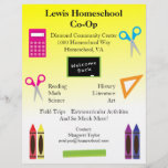 Atemberaubender Homeschool Co Op Yellow ombre Flyer<br><div class="desc">Dieser atemberaubende Flyer eignet sich perfekt für Ihren Hausschüler mit einem gelb-weiß-farbenen Hintergrund und einer Grafik des Schulmaterials. Ordnen Sie die Informationen so an, wie Sie sie möchten, fügen Sie Elemente hinzu oder löschen Sie sie, und fügen Sie dem Flyer sogar Ihr eigenes Logo hinzu. Promoten Sie Ihre Hausschule mit...</div>