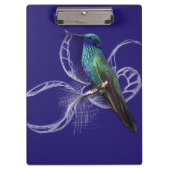 Atemberaubender Hummingbird - personalisieren durc Klemmbrett (Vorderseite)