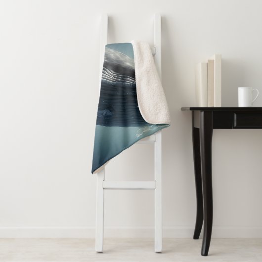 Atemberaubender Humpbackwal Sherpadecke (Beispiel)