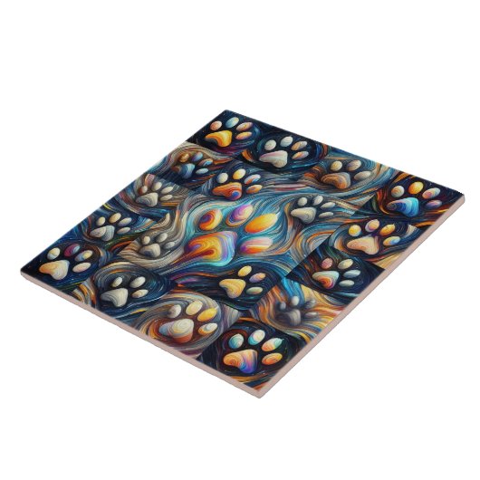 Atemberaubender Hundekuppeldruck Fliese (Seite)