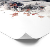 Atemberaubender japanischer Kunstdrucker Poster (Ecke)