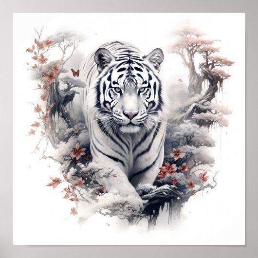 Atemberaubender japanischer Kunstdrucker Poster (Vorne)